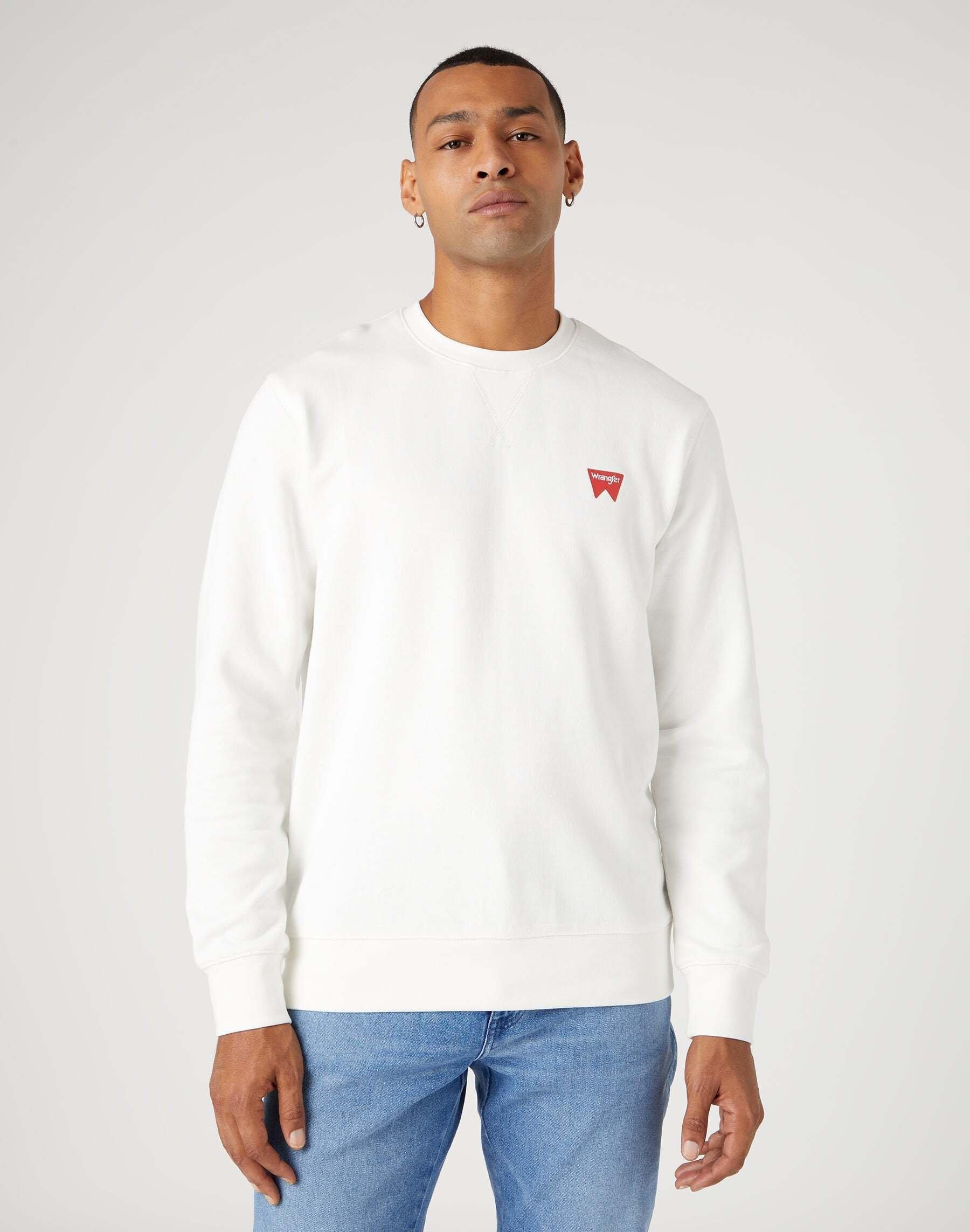 Image of Sweatshirts Sign Off Crew Herren Weiss S