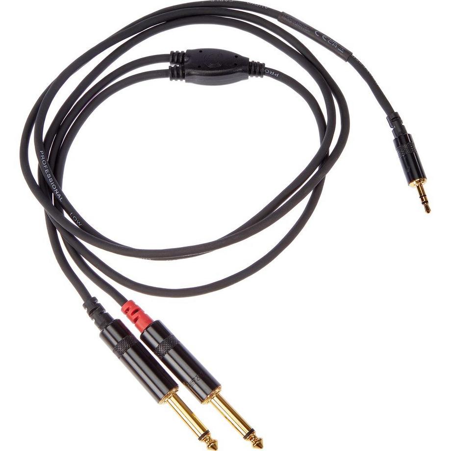 Cordial  CFY 1.5 WPP - Y-Adapterkabel 3.5mm Klinke - 2x 6.3mm Mono-Klinke 