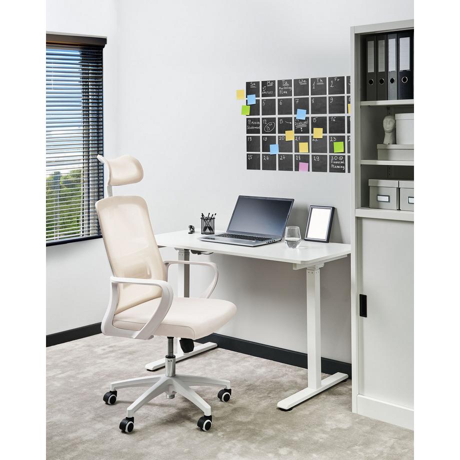 Beliani Chaise de bureau en Tissu maillé Moderne MONARCH  