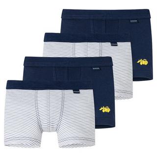 Schiesser  4er Pack Kids Boys Feinripp Organic Cotton - Retro-Short / Pant 