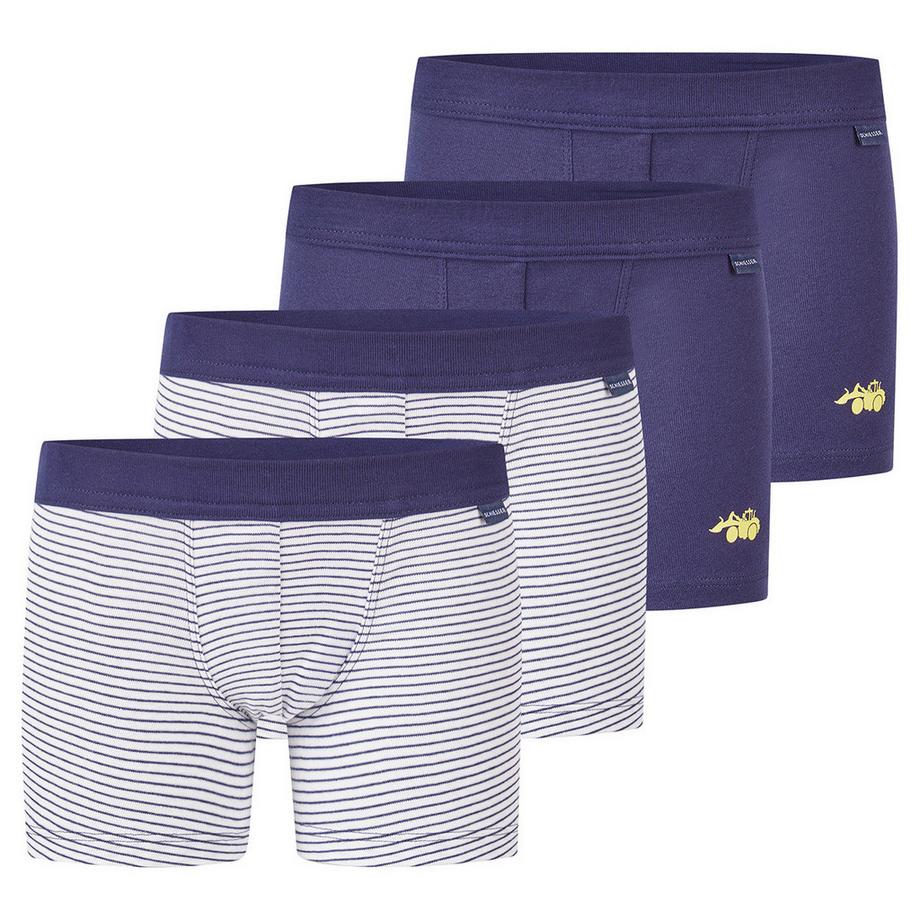 4er Pack Kids Boys Feinripp Organic Cotton - Retro-Short / Pant