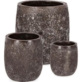 mutoni Cache-pot Duyen rouillé haut (lot de 3)  