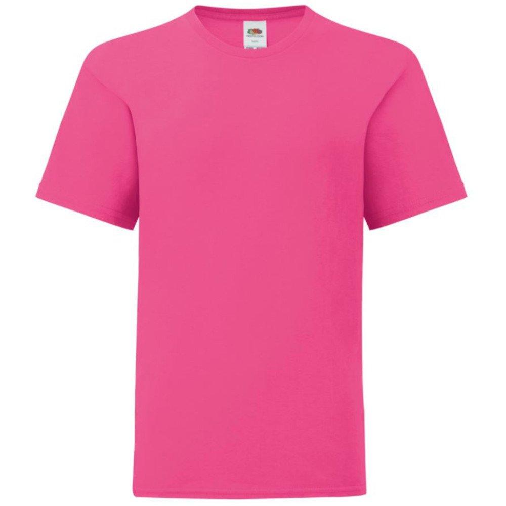 Image of Iconic Tshirt Jungen Magenta 140