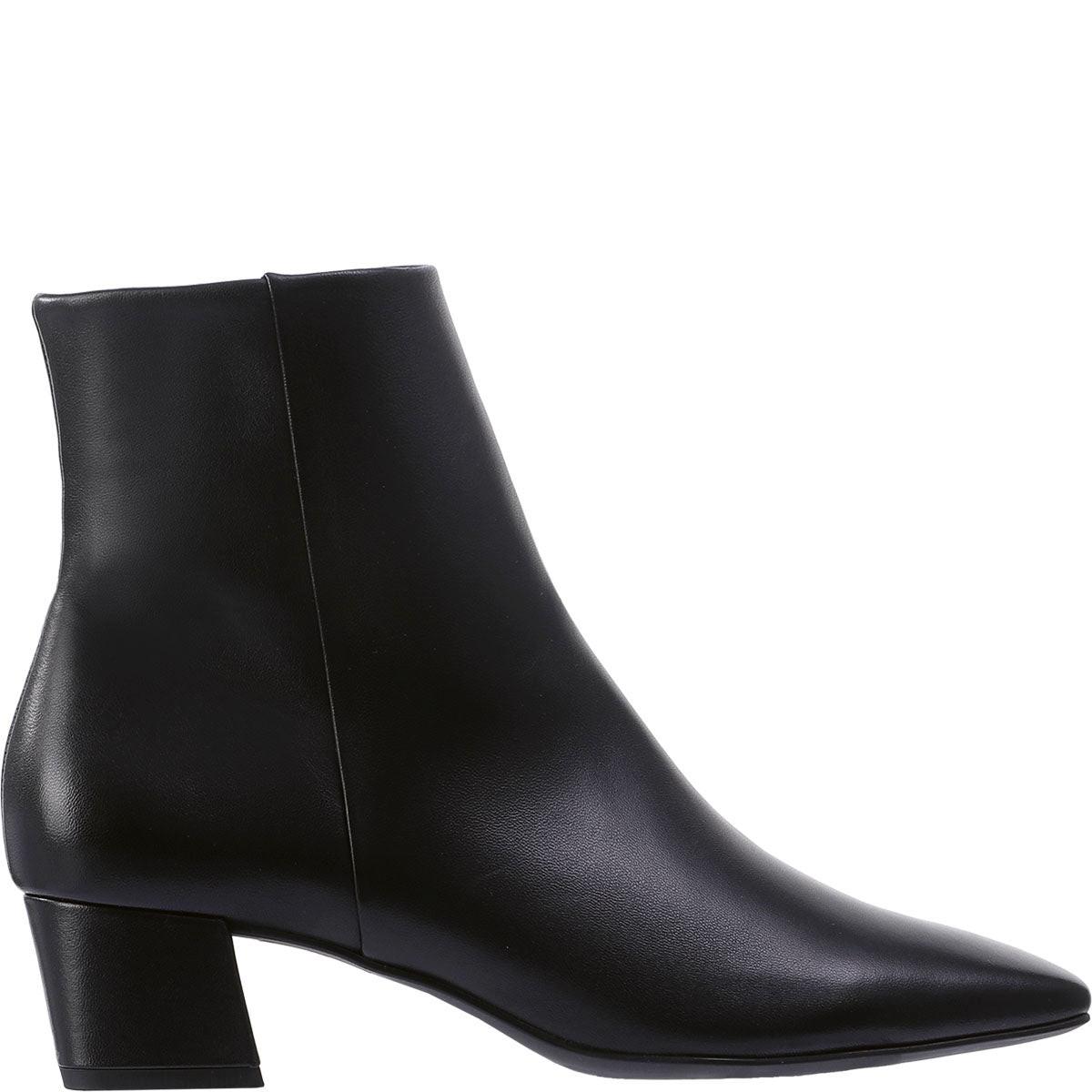 Image of Beatrice - Leder Stiefelette Unisex Schwarz 37