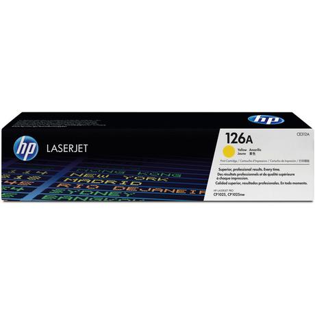 Hewlett-Packard  HP Toner-Modul 126A yellow CE312A Color LJ Pro CP1025 1000 S. 