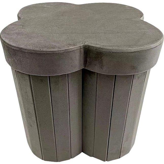 Image of Pouf mit Behälter Jocelyn Samt Pouf mit Behälter Jocelyn Samt