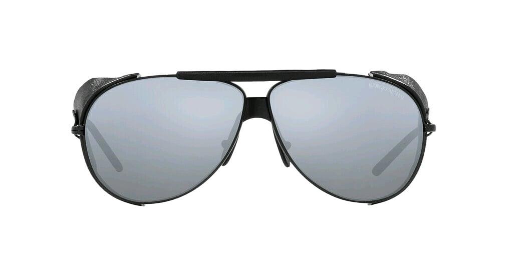 GIORGIO ARMANI AR 6139Q 300130 Green Mirror Silver Matte Black Occhiali da Sole  