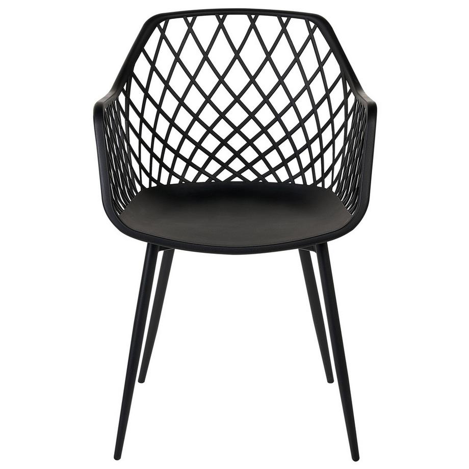 Beliani Esszimmerstuhl 2er Set aus Kunststoff Modern NASHUA II  