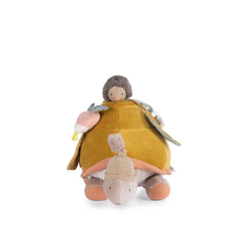 Moulin Roty  Grosse Aktivitätenschildkröte Trois Petits Lapins 