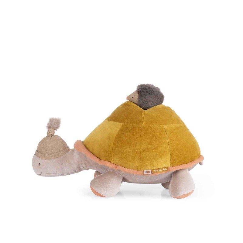 Moulin Roty  Grosse Aktivitätenschildkröte Trois Petits Lapins 