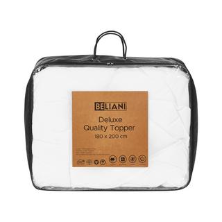 Beliani Surmatelas en Coton ciré MULHACEN  