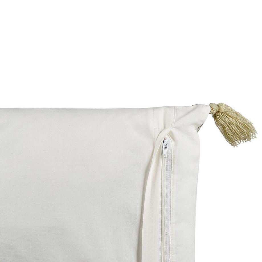 Beliani Lot de 2 coussins décoratifs en Coton  SETOSA  