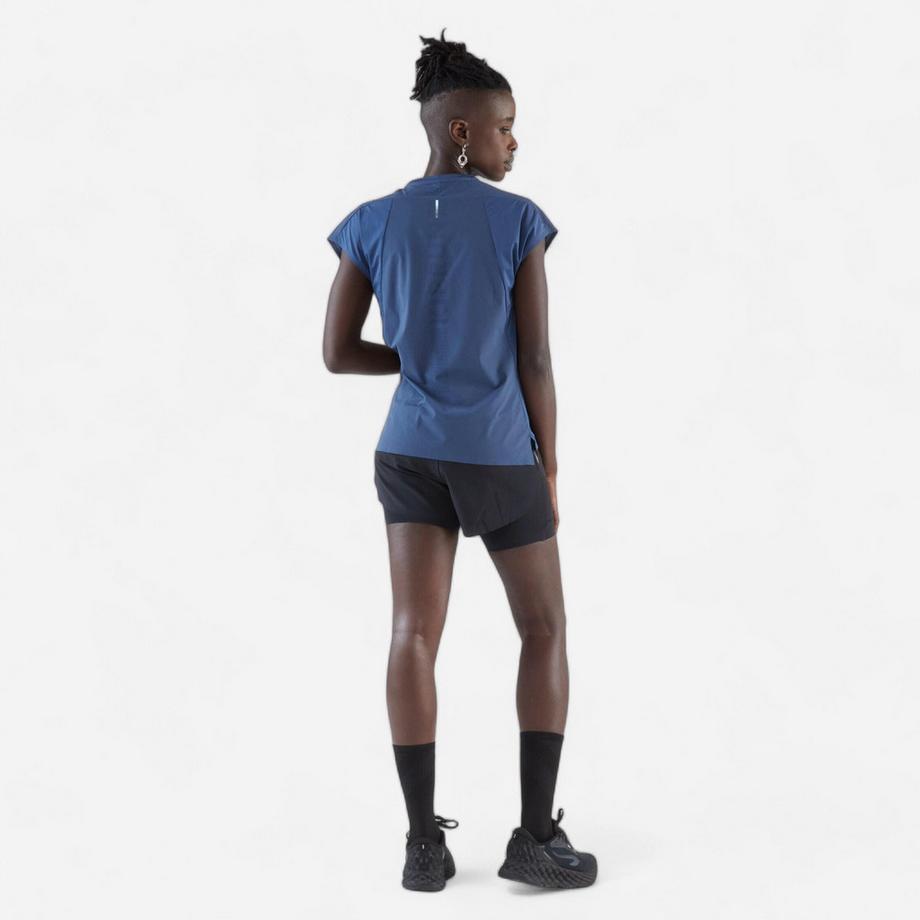 KIPRUN  T-shirt running donna leggero poliestere 