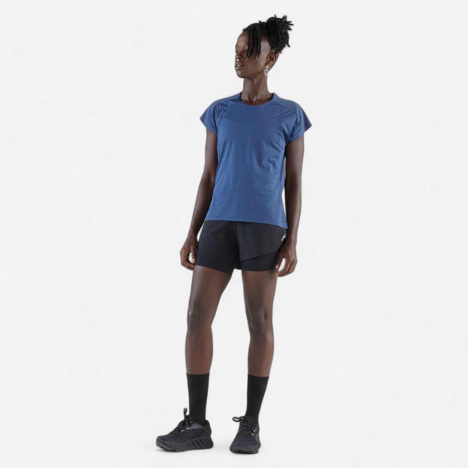 KIPRUN  T-shirt running donna leggero poliestere 