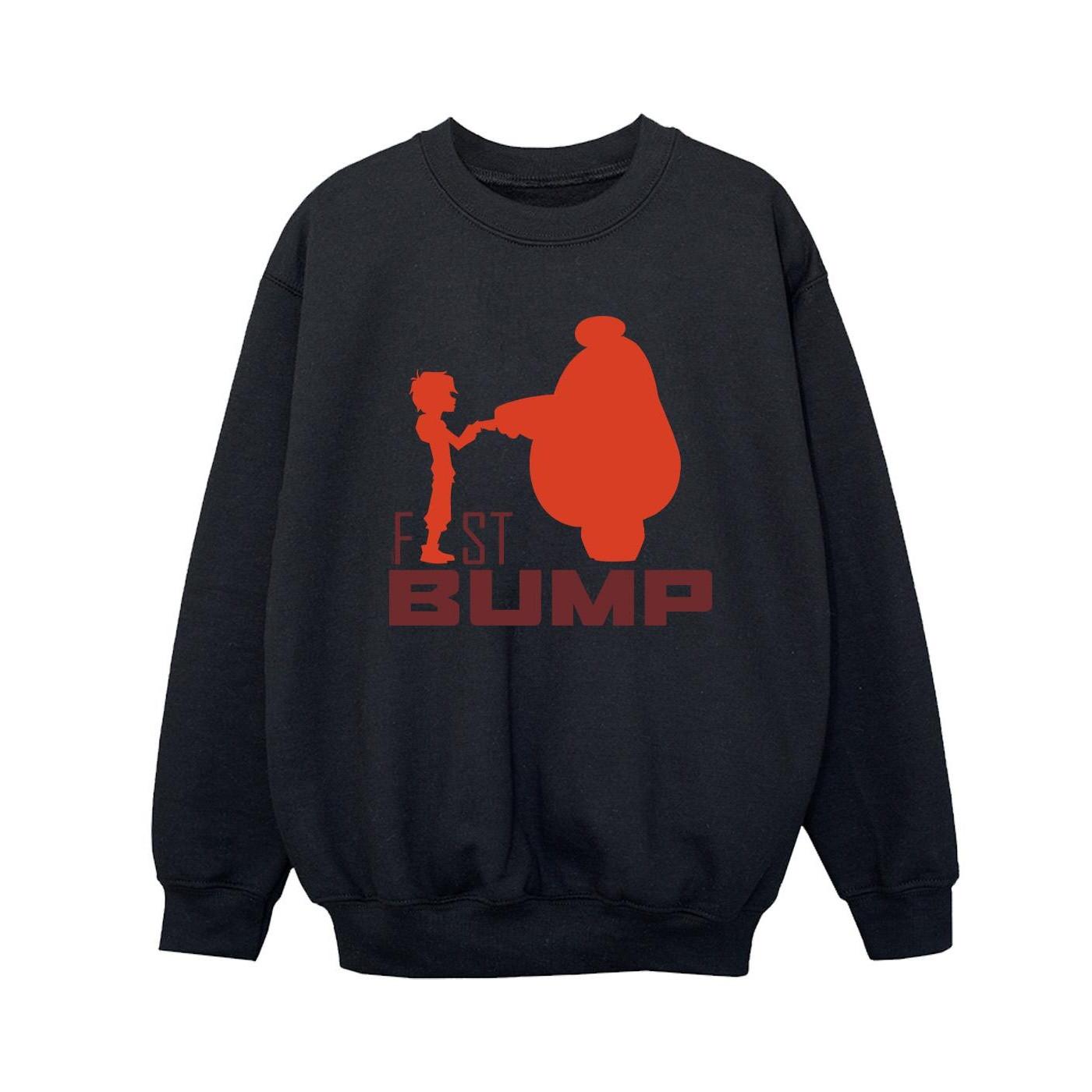 Image of Big Hero 6 Baymax Fist Bump Cutout Sweatshirt Unisex Schwarz 128
