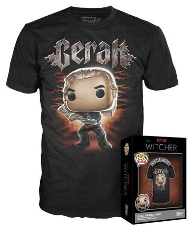 Image of POP! Boxed Tee (L) The Witcher: Geralt (EMEA)