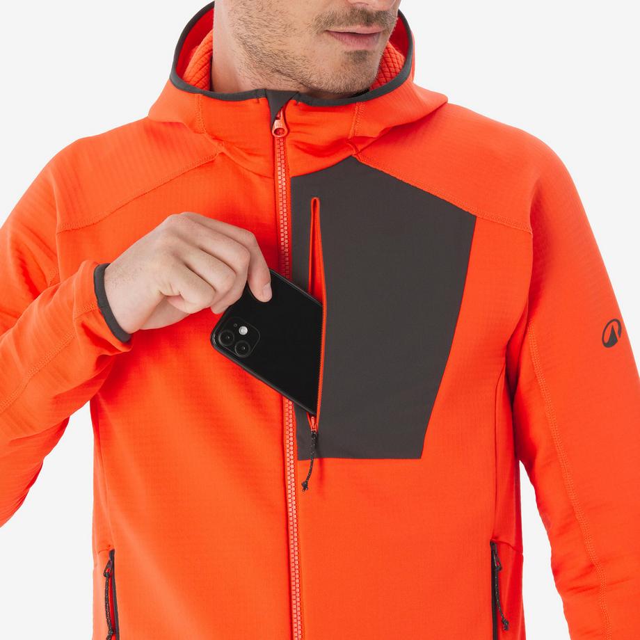 QUECHUA Fleece Wanderjacke  