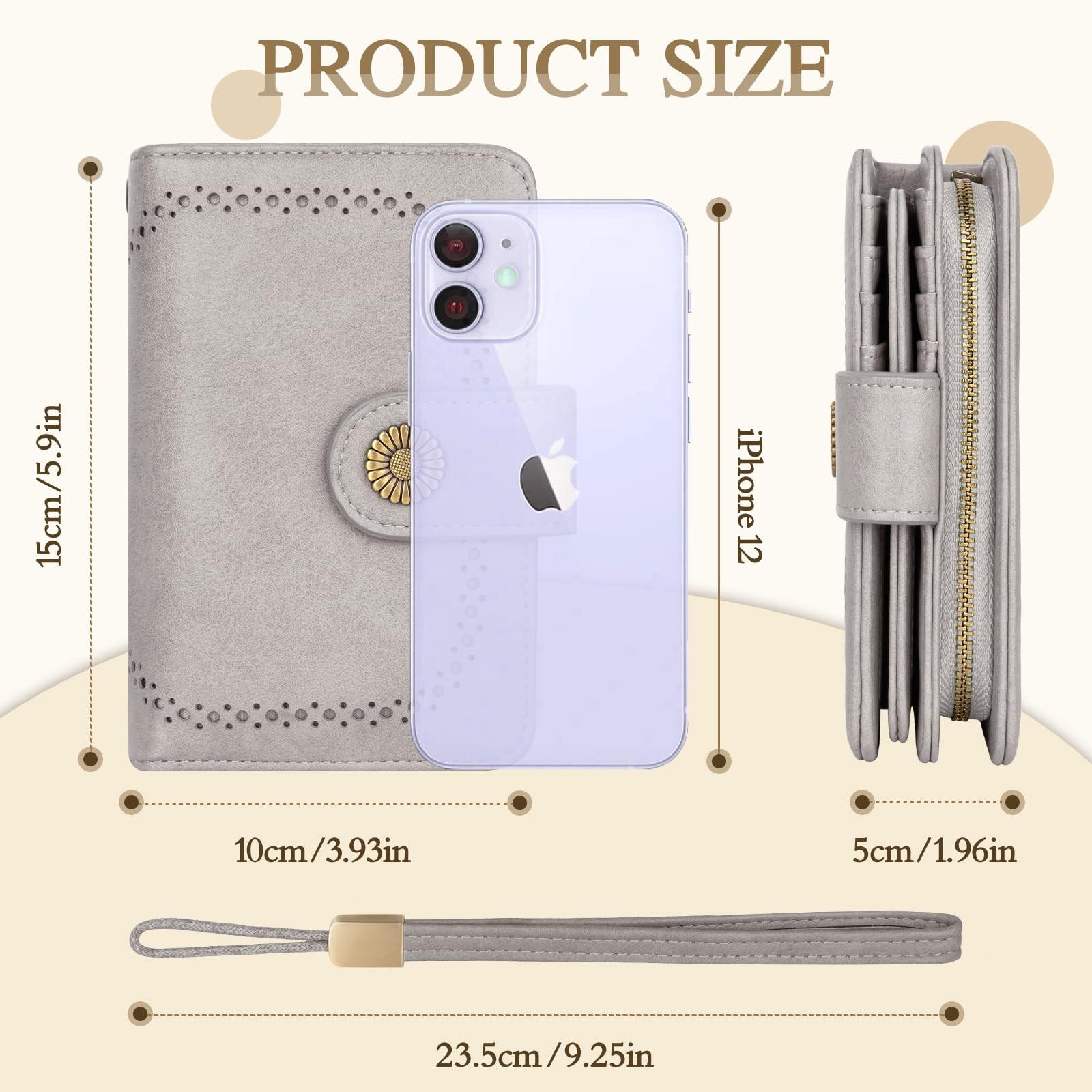 Only-bags.store Grande Capacità Pelle PU Portafoglio Vintage  