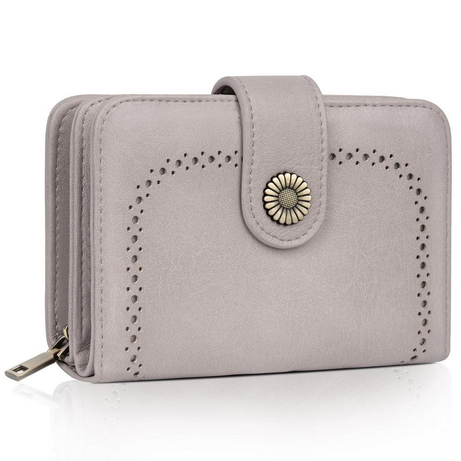 Brieftasche Große Kapazität PU-Leder Vintage Brieftasche