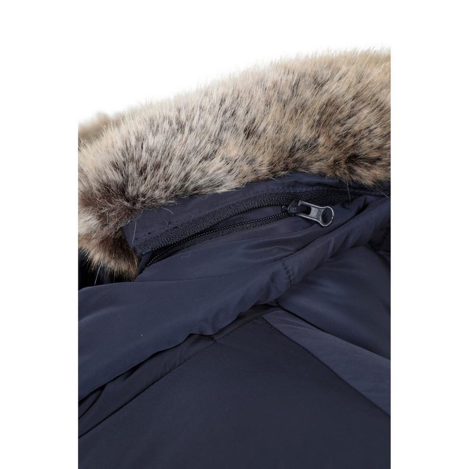 Mountain Warehouse Veste Matelassée Comfort avec Capuche en Fausse Fourrure  