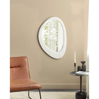 Beliani Miroir en Velours Moderne AUDES  