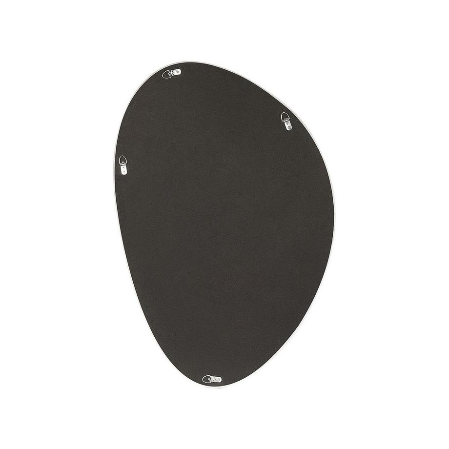 Beliani Wandspiegel aus Samtstoff Retro AUDES  