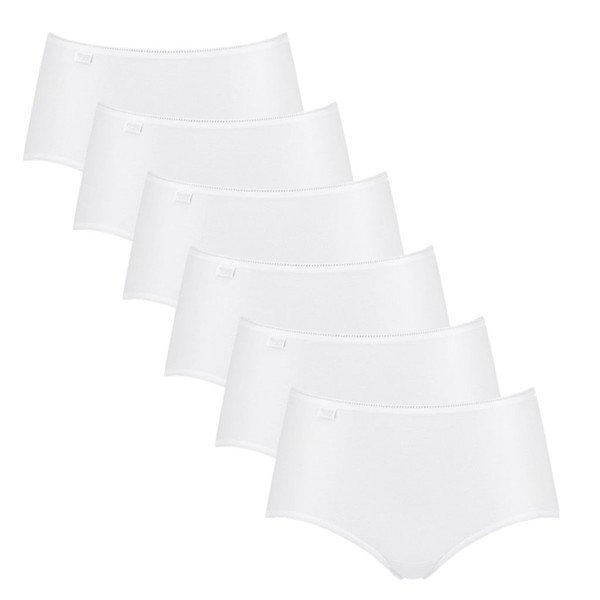 Image of 6er Pack 247 Microfibre - Midi Slip Damen Weiss M