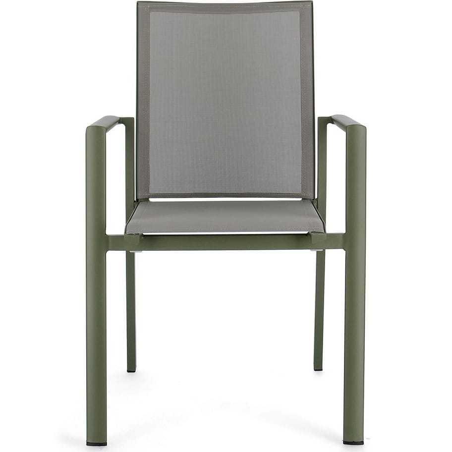 mutoni Fauteuil de jardin Konnor vert  