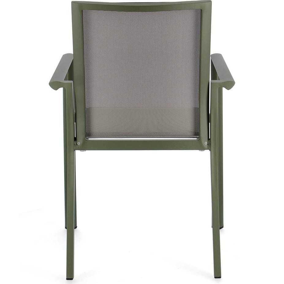 mutoni Fauteuil de jardin Konnor vert  