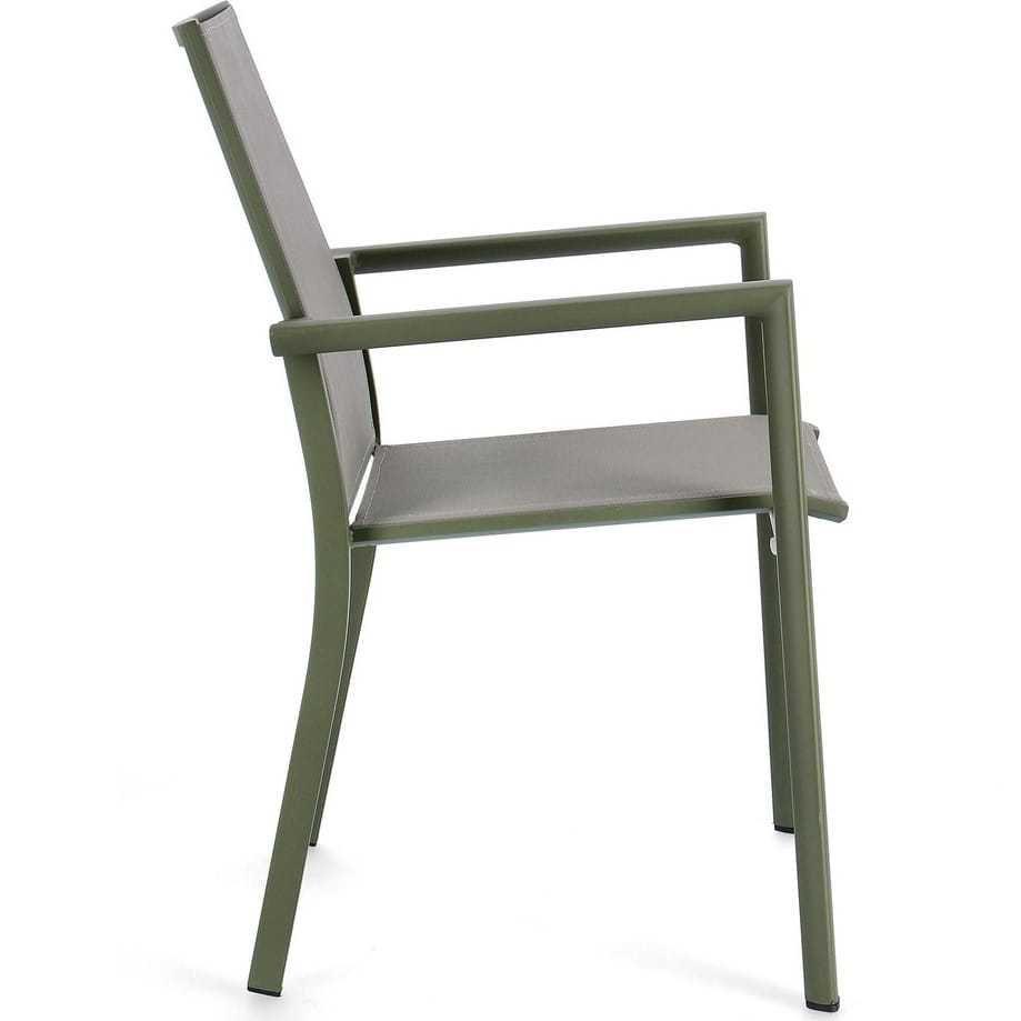 mutoni Fauteuil de jardin Konnor vert  