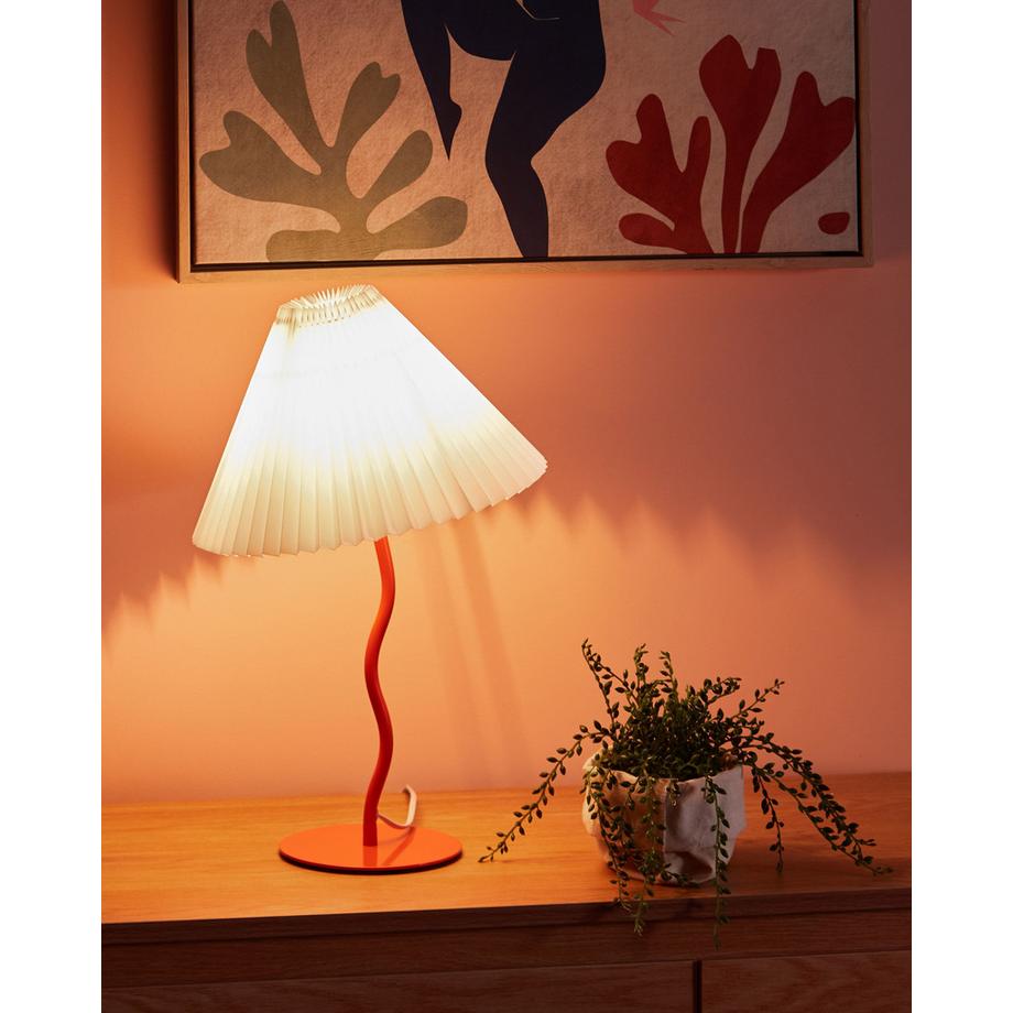 Beliani Lampe à poser en Métal Rétro ALWERO  