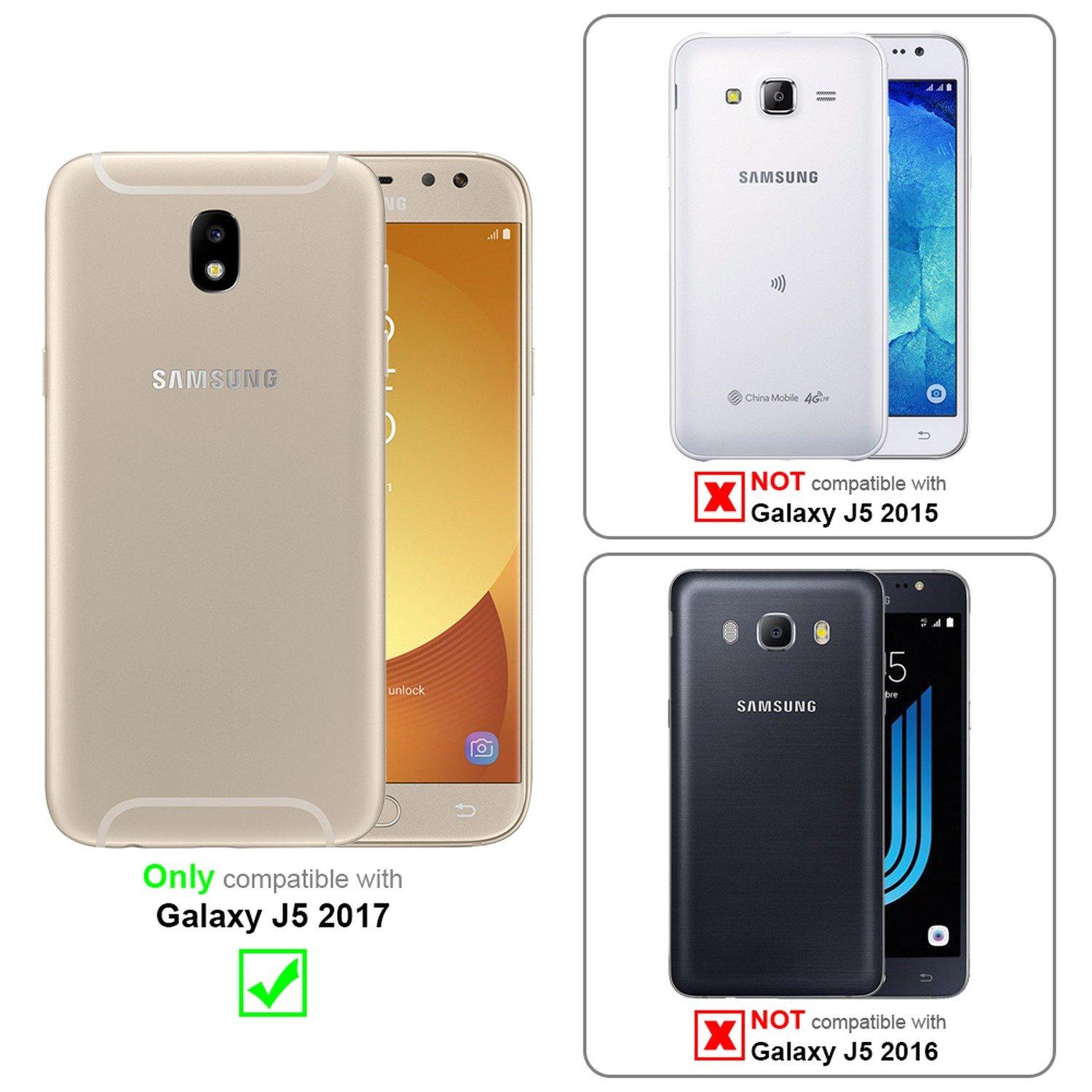 Cadorabo  Housse compatible avec Samsung Galaxy J5 2017 - Coque de protection en silicone TPU flexible 