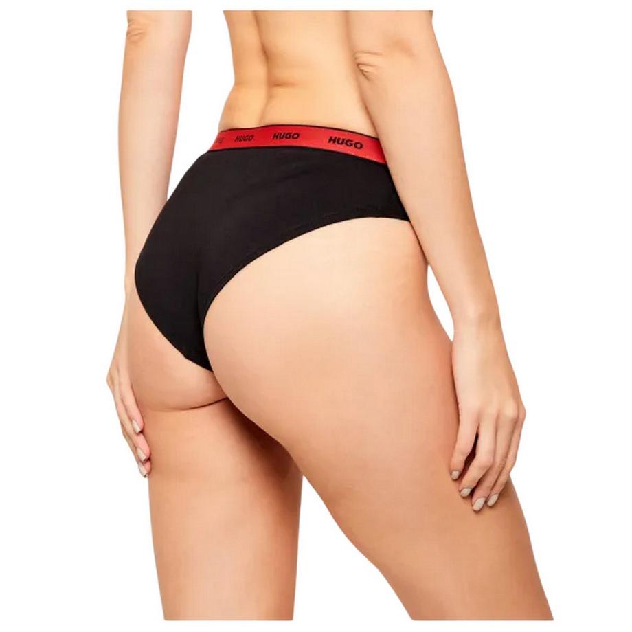 HUGO Culotte taille moyenne avec motif logo  