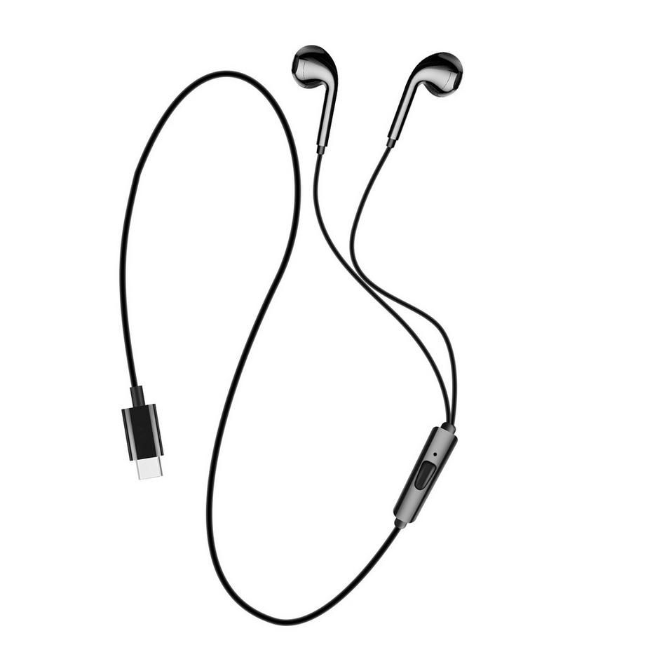 Avizar  Auricolari USB-C cablati nero 