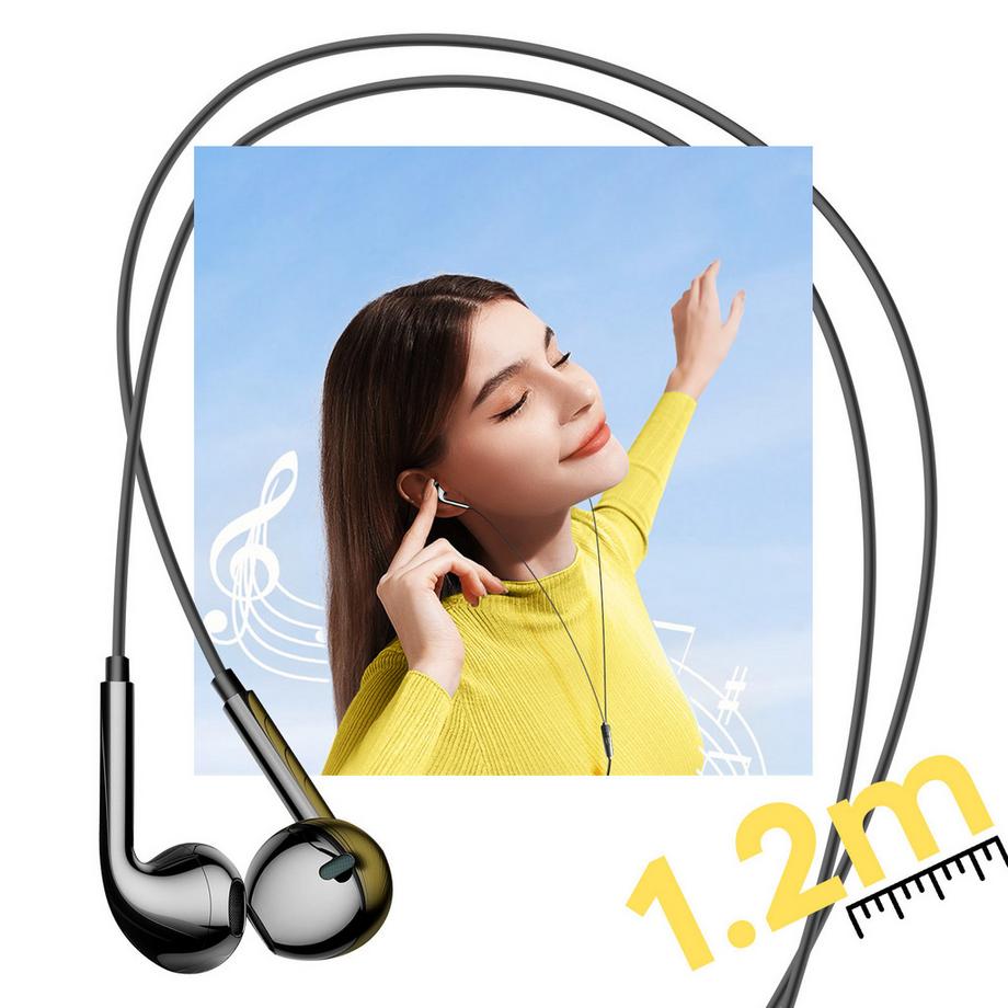 Avizar  Auricolari USB-C cablati nero 