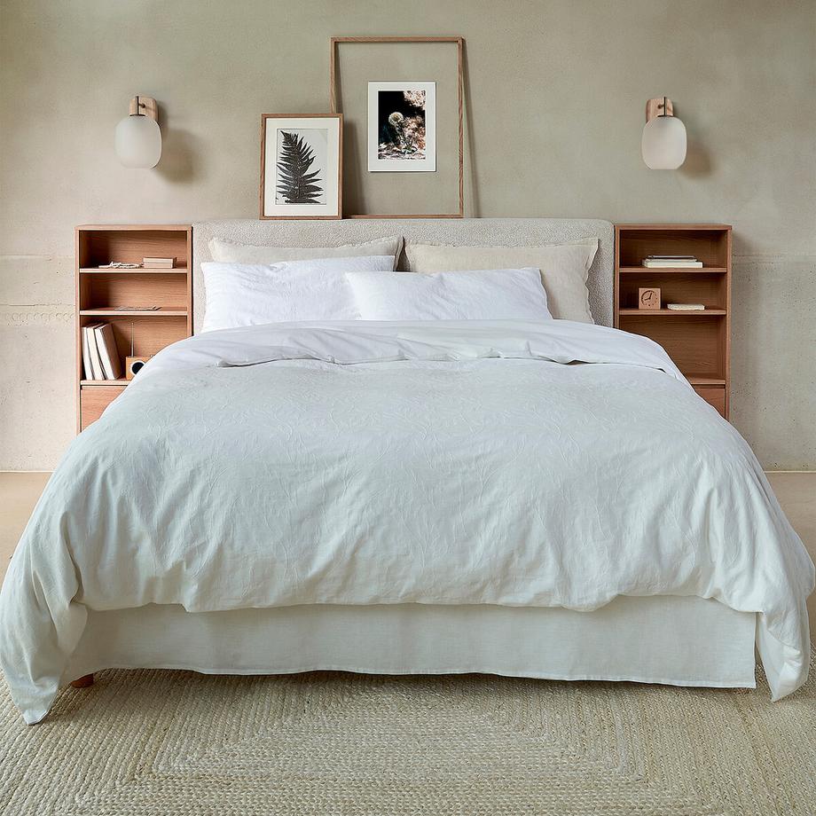 La Redoute Intérieurs Tapis carré jute blanchi  