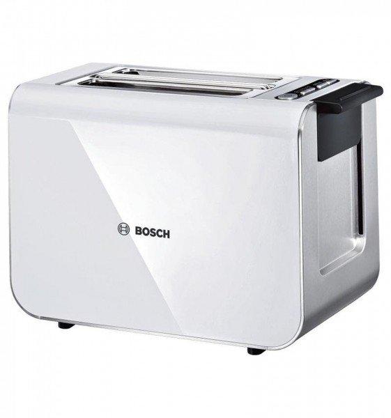 Image of Bosch Kompakt-Toaster 2/2, electronic Styline - weiss/anthrazit