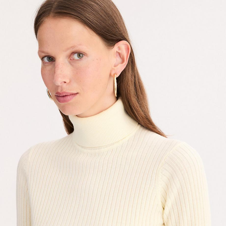 La Redoute Collections Pullover Dolcevita a Costine  