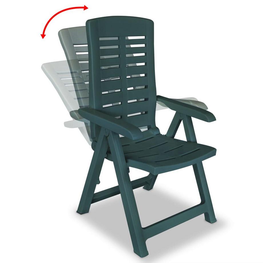 VidaXL sedia da giardino Plastica  