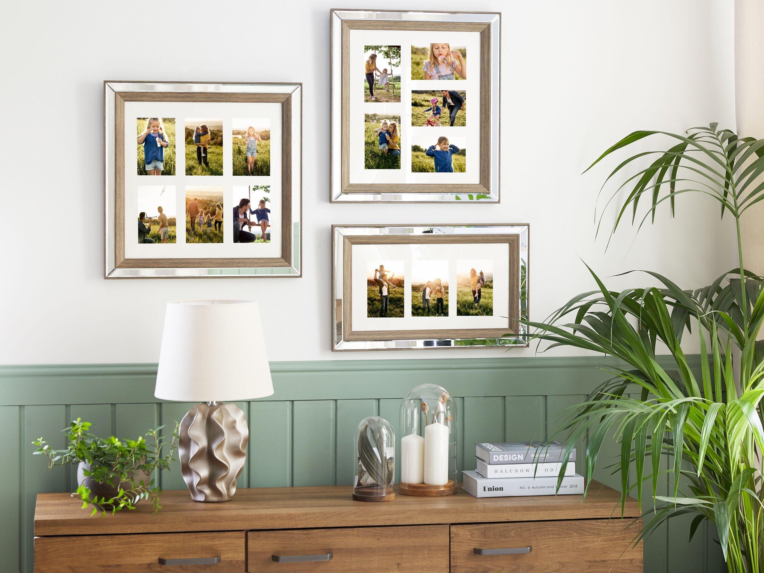 Beliani Cornice per 6 foto en Vetro Glamour SINTA  