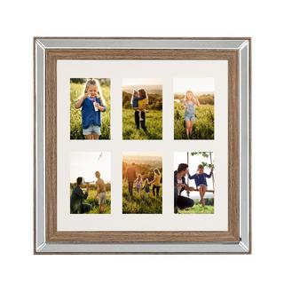 Beliani Cornice per 6 foto en Vetro Glamour SINTA  