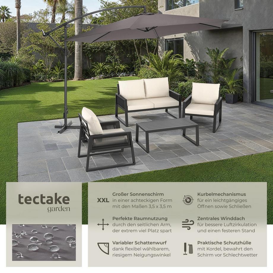 Tectake Ombrellone Ciccio Ø 350 cm  