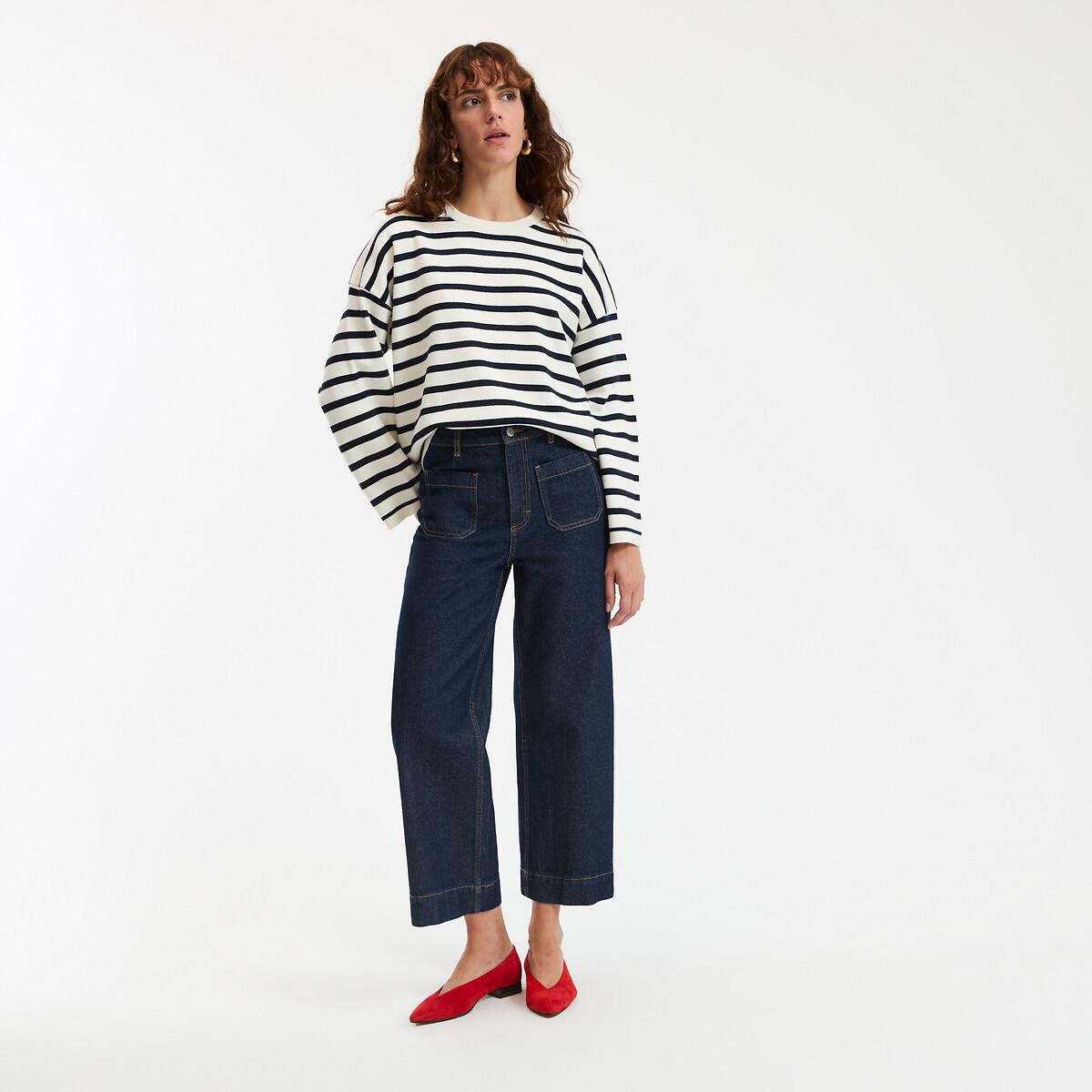 La Redoute Collections Weite 7/8 Länge Denim Jeans  