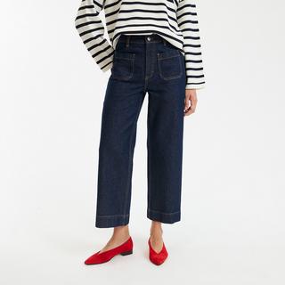 La Redoute Collections Weite 7/8 Länge Denim Jeans  