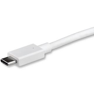 STARTECH.COM  StarTech.com Câble adaptateur USB C vers DisplayPort de 1 m - 4K 60 Hz - Blanc 