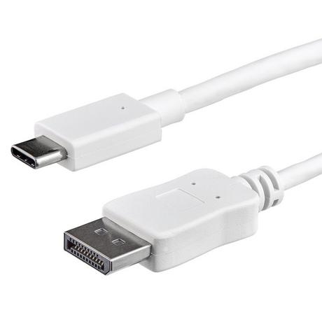 STARTECH.COM  StarTech.com Câble adaptateur USB C vers DisplayPort de 1 m - 4K 60 Hz - Blanc 