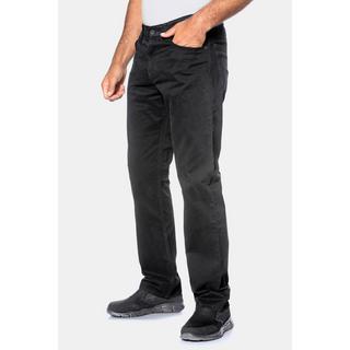 JP1880  Pantaloni di twill con colorazione Superblack, cintura comoda e vestibilità normale 