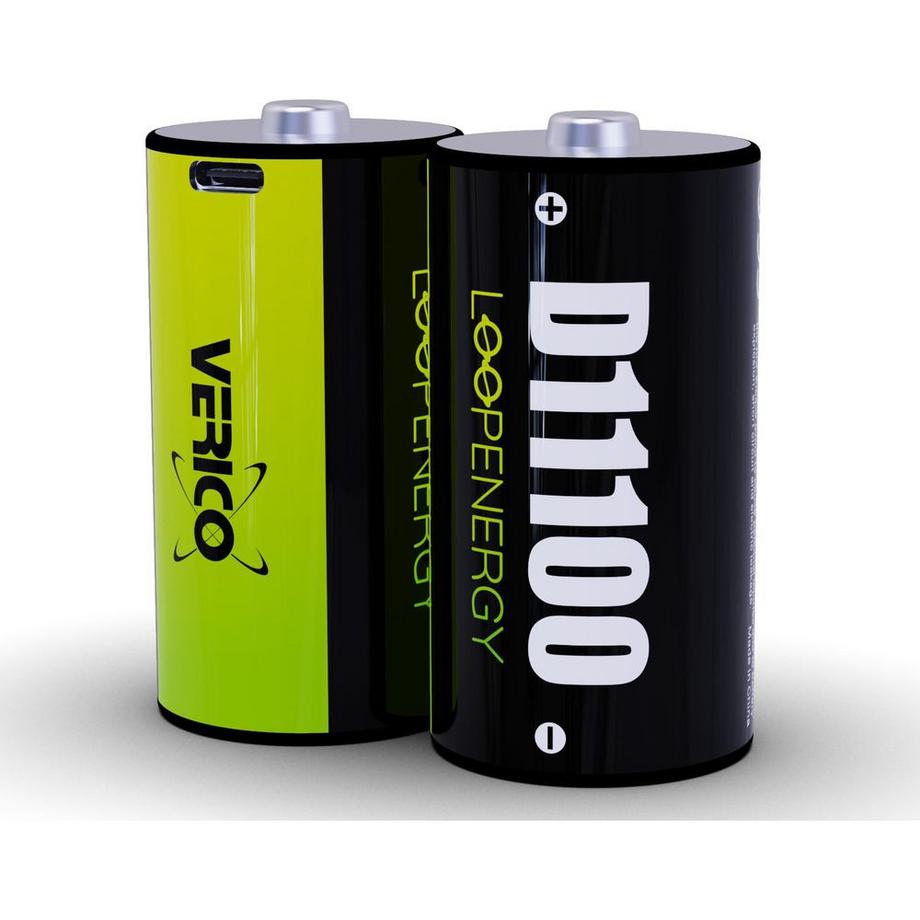 Verico  Batterie LoopEnergy Mono D 7400mAh 1.5V 2 