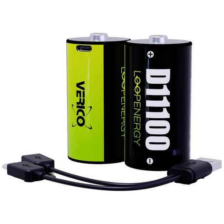 Verico  LoopEnergy Mono D Akku 7400mAh 1.5V 2er 