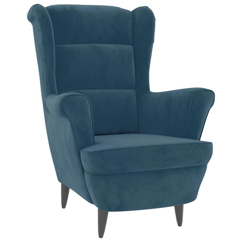 VidaXL Sessel mit hocker samt  